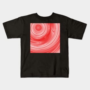 Dark pink circles Kids T-Shirt